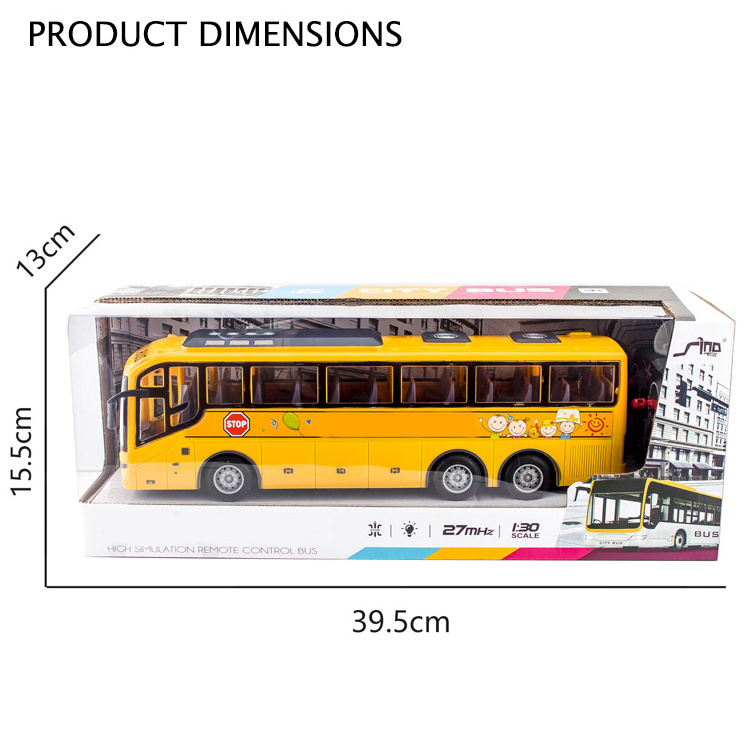 4 Channel Kids Toys Sale Children Radio Control Toys School Bus Toy RC