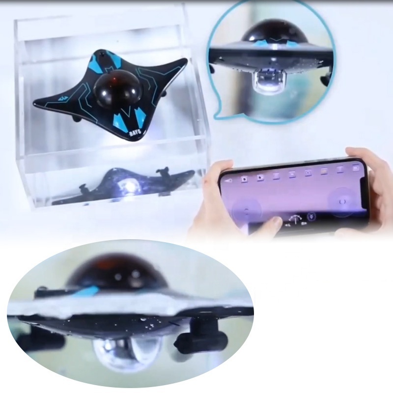 Newest 6CH RC boat HD underwater camera toy boat app remote control camera for kids rc toy