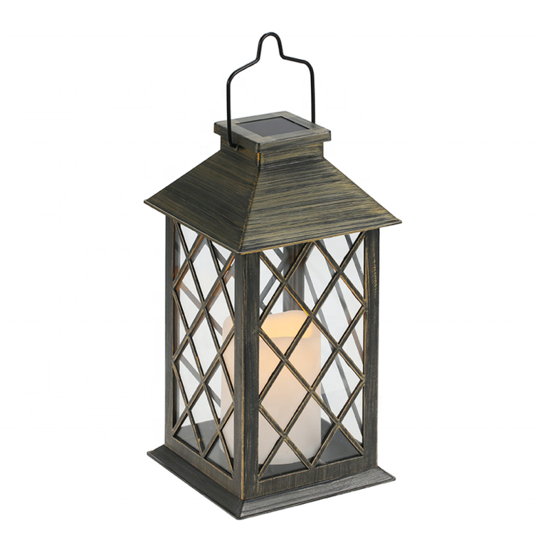 Lamparas De Jardin Solar San Rafael Solar Lantern Retro Lanterns Solar_light_lamps Plastic Solar Light LED Landscape Metal 10000