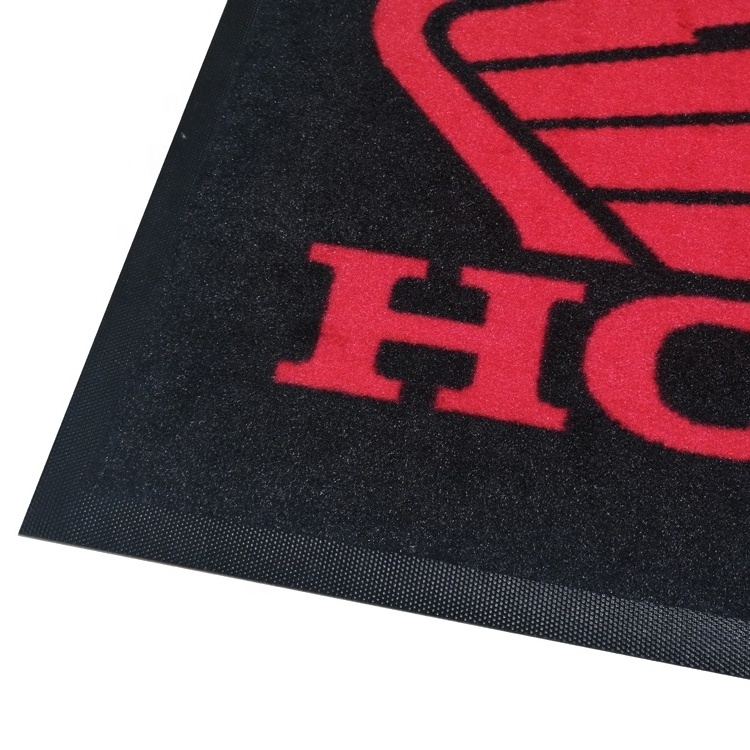 Waterproof Custom Printed Logo Motorcycle mats For Motorcycle