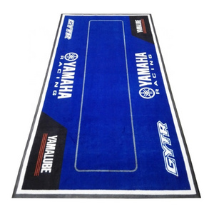 Garage Indoor or Outdoor Rubber Logo Floor Motorcycle Mat