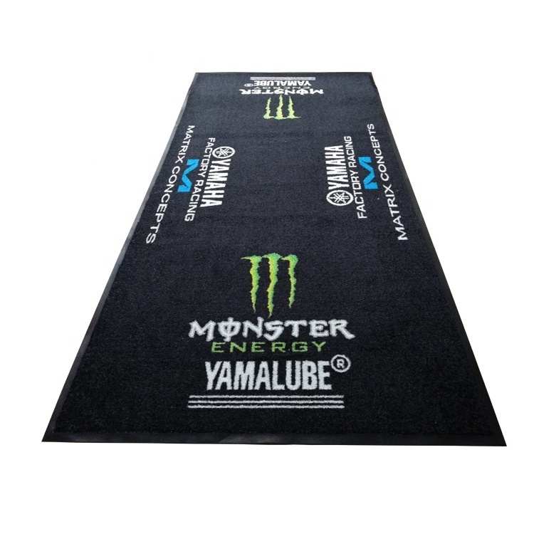 Waterproof Custom Printed Logo Motorcycle mats For Motorcycle