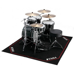 Custom logo non slip bottom drum carpet rug drum mat