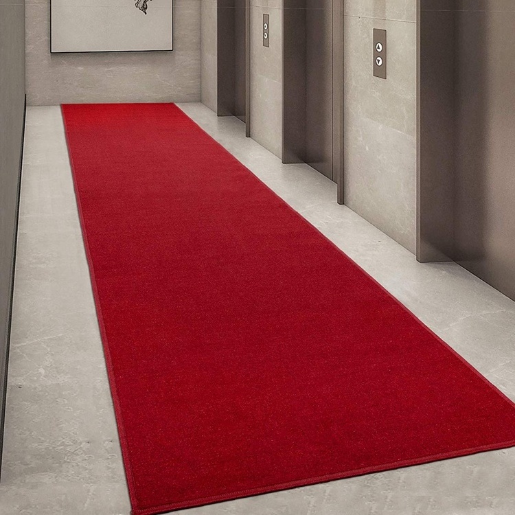 Best price hotel / living room / kitchen / office / outdoor red exhibition floor carpet