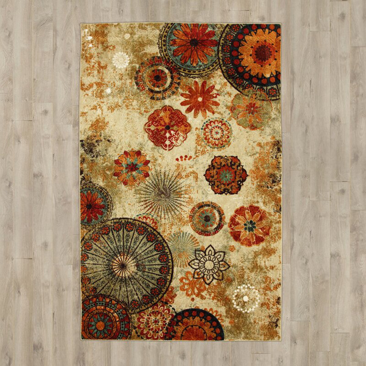 Customized Design Gillian Floral Indoor Area Rug Living Room Rugs