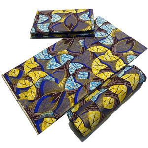 New Hot Sale Grand super fabric wax African Wax Fabric 100% Cotton Material Ankara Block Prints Wax High Quality Sewing Cloth