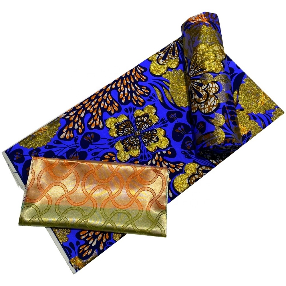 African Grand super fabric wax 100% Cotton Print Batik Textile Ankara Super Original Wax Pagne Cloth Weave Design