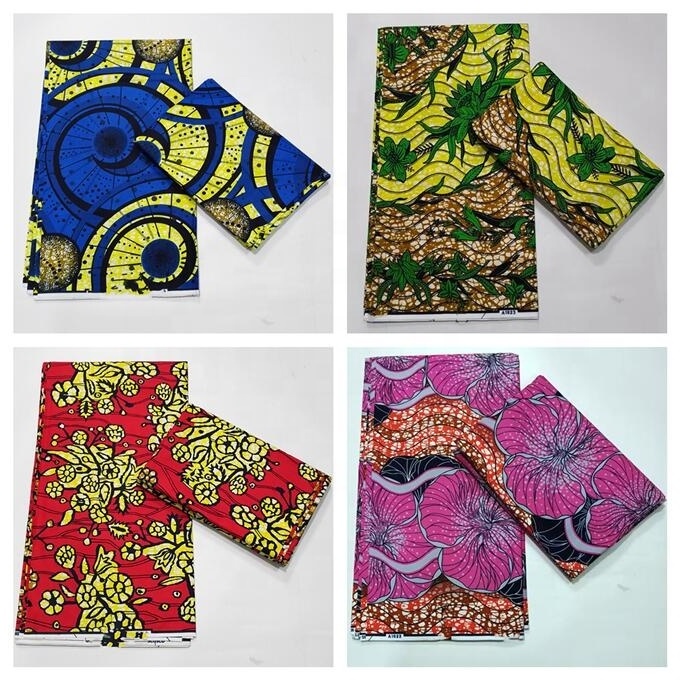 Wholesale! Real African wax100%cotton, Nigerian style design, Ankara New Wax fabric High Quality African Fabric