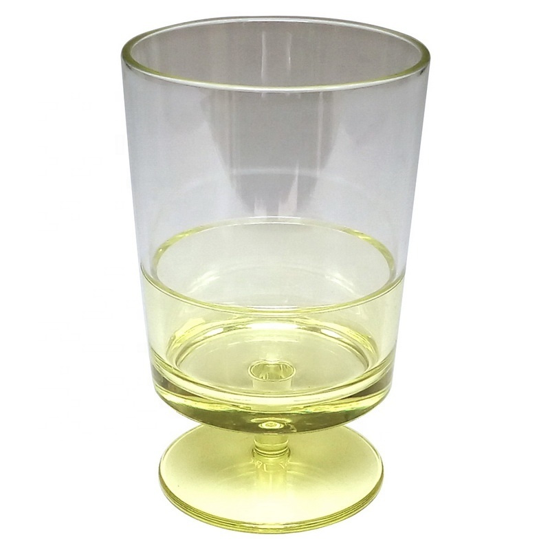 Acrylic Plastic Short Stem Drinking  Wine Glass