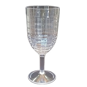 Shatterproof Acrylic Plastic Stem Wine Glass