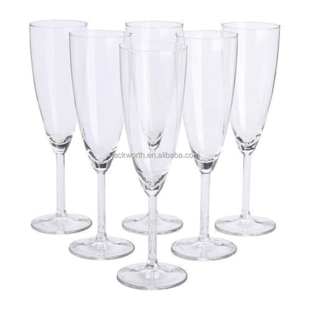 Acrylic Plastic Champagne Flute