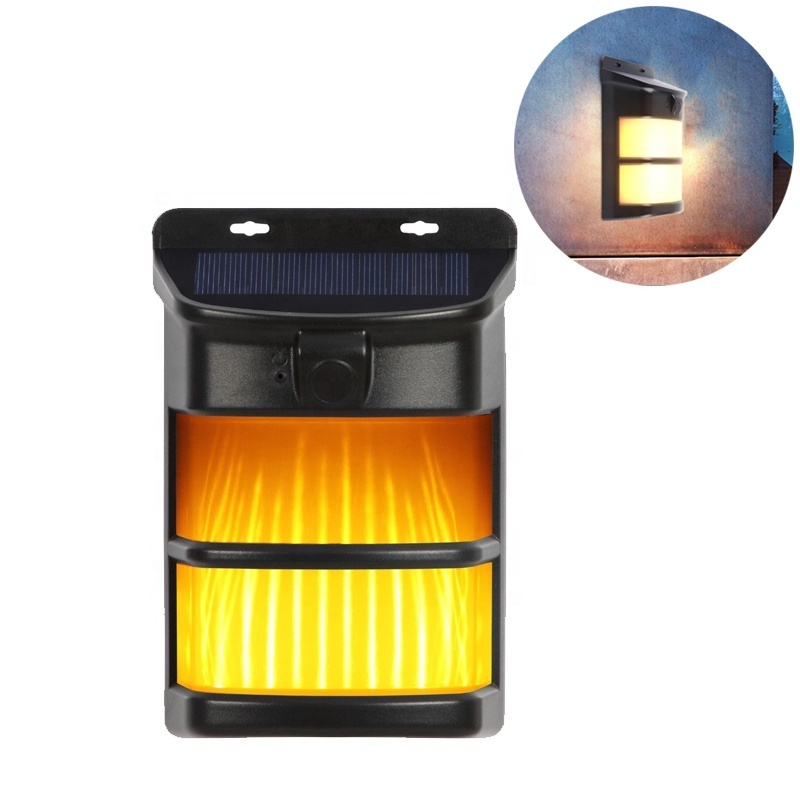 Flickering flame solar torch wall light  (JL-6517)