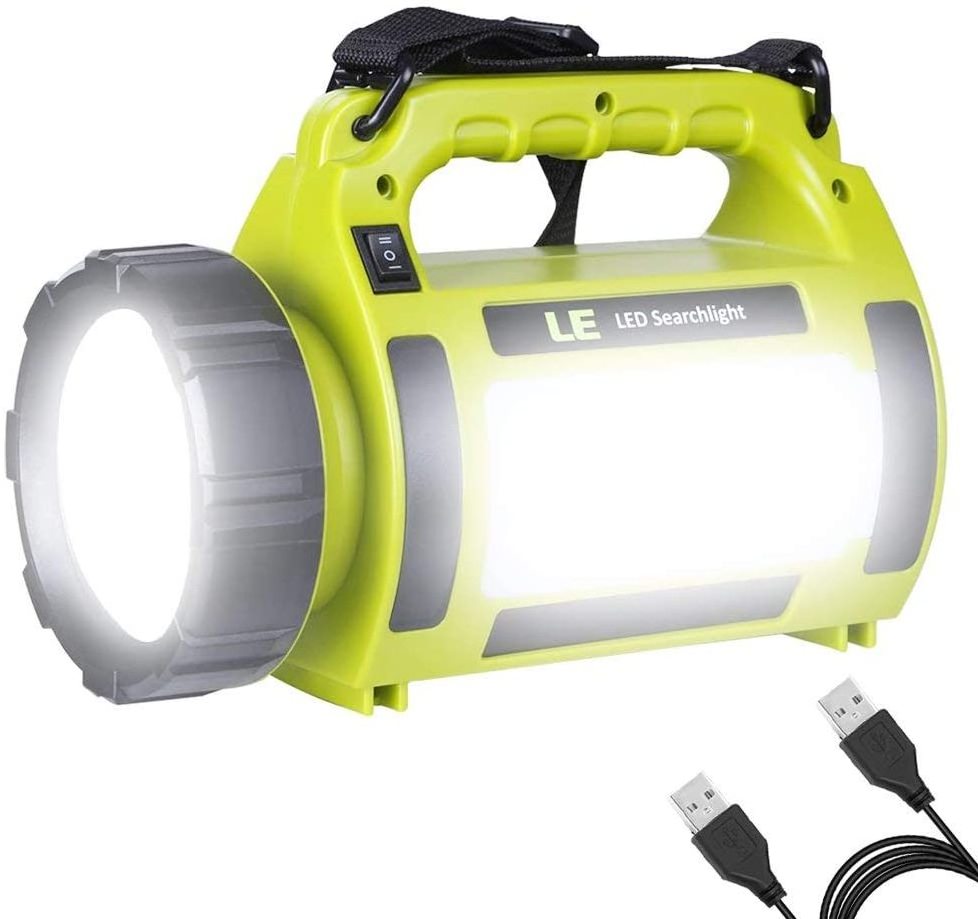 Rechargeable LED Camping Lantern 1000LM 5 Light Modes Power Bank Perfect Lantern Flashlight for Hurricane Emergency