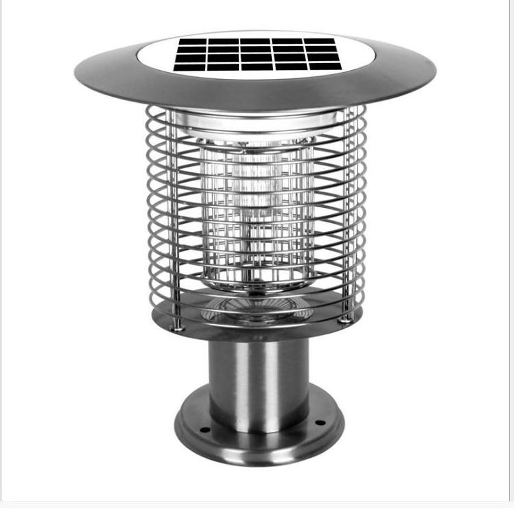 Solar Mosquito Zapper Waterproof Solar Powered LED Light Pest Bug Zapper Insect Mosquito Killer for Ground Garden Lawn