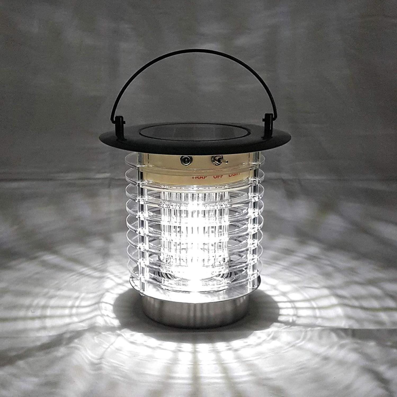 Bug Mosquito Zapper-Solar Electronic Insect Killer Multifunctional  Hanging lantern Camping Lantern Bug Zapper