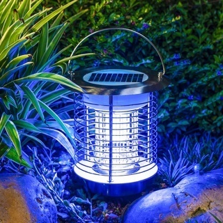 Bug Mosquito Zapper-Solar Electronic Insect Killer Multifunctional  Hanging lantern Camping Lantern Bug Zapper