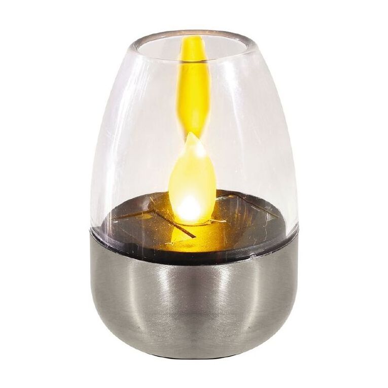 Solar Table Lantern with Lifelike Flickering Candle Flame wine cup Design Realistic Flame Effect Outdoor Indoor Decoration