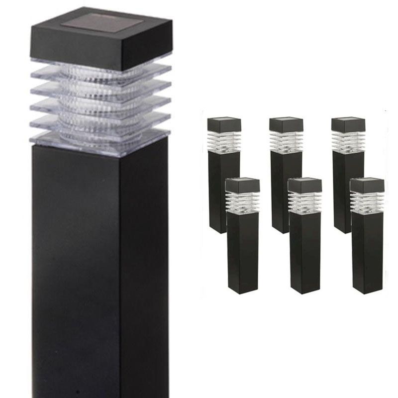 Outdoor Walkway led post lamp for Yard Lawn Solar Powered Garden Stake pathway landscape lighting led outdoor bollard lights