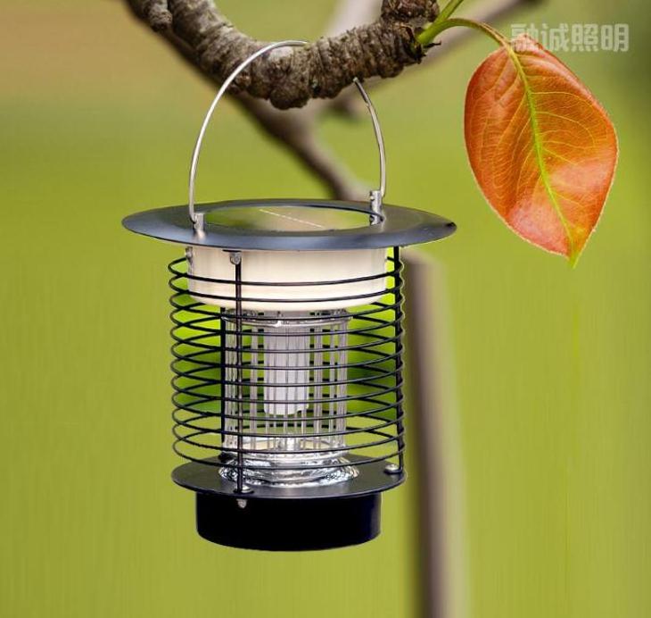 Bug Mosquito Zapper-Solar Electronic Insect Killer Multifunctional  Hanging lantern Camping Lantern Bug Zapper