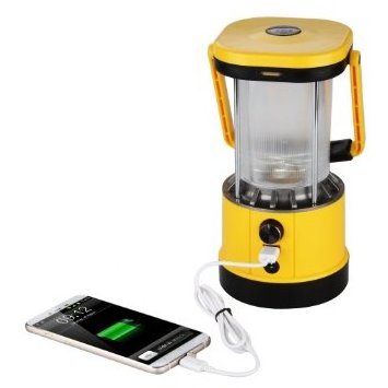 8LED 2.2W LED Portable Solar Camping Lantern with foldable solar panel and brightness setting Power bankTent Light Lantern