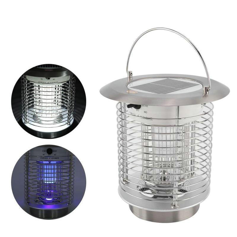 Bug Mosquito Zapper-Solar Electronic Insect Killer Multifunctional  Hanging lantern Camping Lantern Bug Zapper