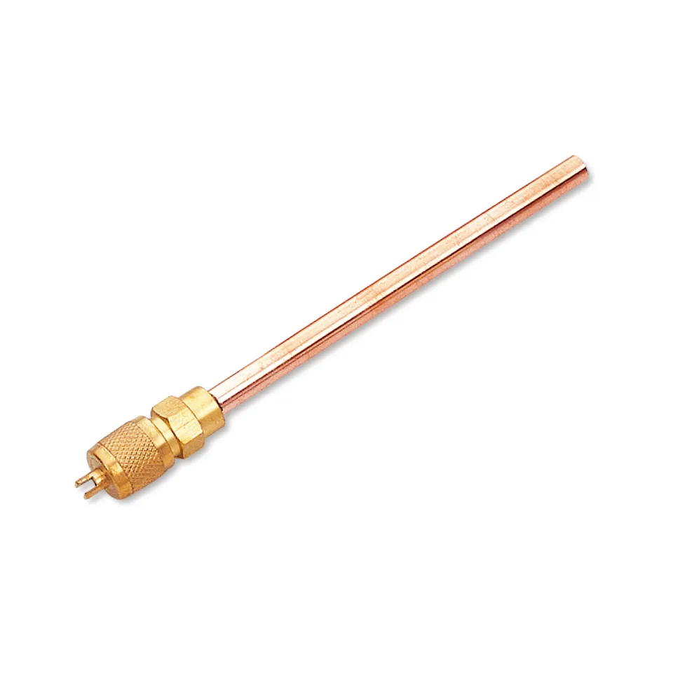 1/4 Copper ac charging valve with o-ring brass refrigerant charging valve for fridge