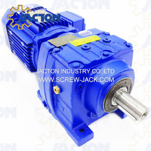 Helical Gearbox R37 RF37 Speed Reducer Geared Motor for Conveyor and Elevator with 110V 120V 220V 230V 240V AC Motor