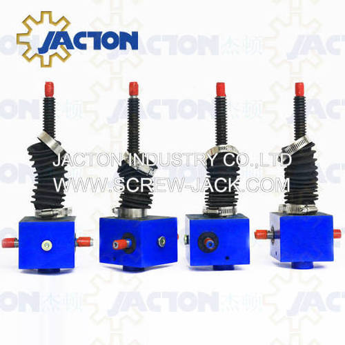 Powerful and reliable 200kn 20 ton industrial worm screw jack for short stroke synchronous jack Systems