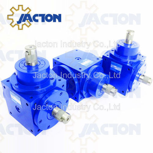 JTP170 Cubic Bevel Gearbox is a shaft drive 90 degree right angle bevel gearbox  in heavy duty screw jack lift systems