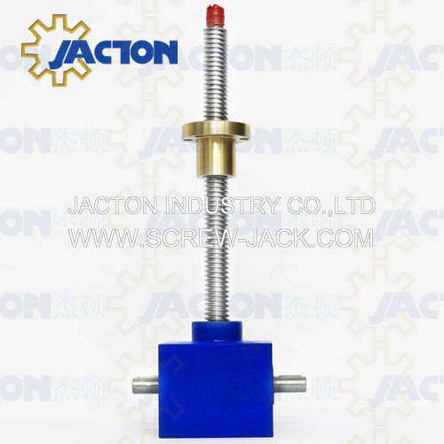 Powerful and reliable 200kn 20 ton industrial worm screw jack for short stroke synchronous jack Systems