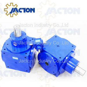 JTPH90 Hollow Bore Miter Boxes hollow shaft speed reducer high output speed gearbox