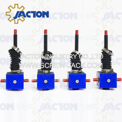 Powerful and reliable 200kn 20 ton industrial worm screw jack for short stroke synchronous jack Systems