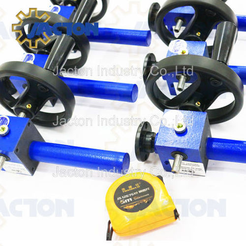 hand wheel screw jack jtm50 5 tonnes as lifting platform for hand wheel worm gear screw jack