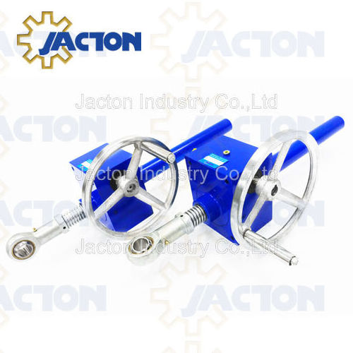 hand wheel screw jack jtm50 5 tonnes as lifting platform for hand wheel worm gear screw jack