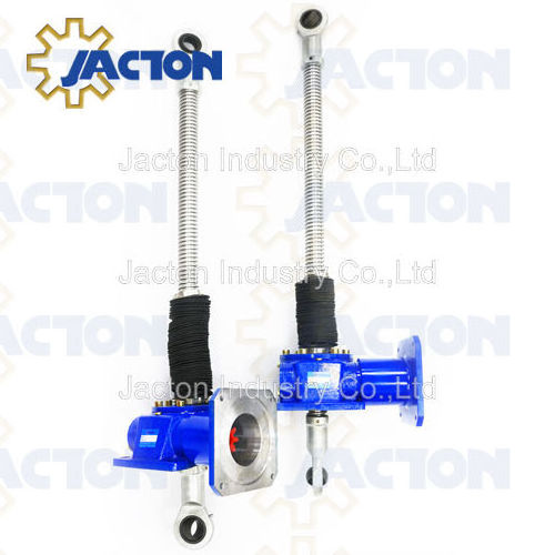 UK Customers import JT-2T 2 ton high lift electric jack acme threaded rods,motor driven screw shafts,mechanical motorised jack