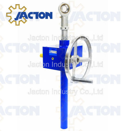 Customize hand wheel manual screw jacks 25KN 500MM stroke jack screws manual worm gear screw jack