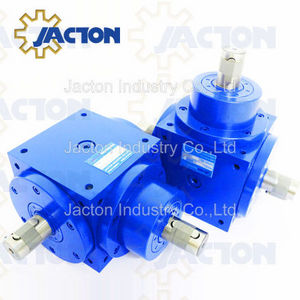 JTP170 Cubic Bevel Gearbox is a shaft drive 90 degree right angle bevel gearbox  in heavy duty screw jack lift systems