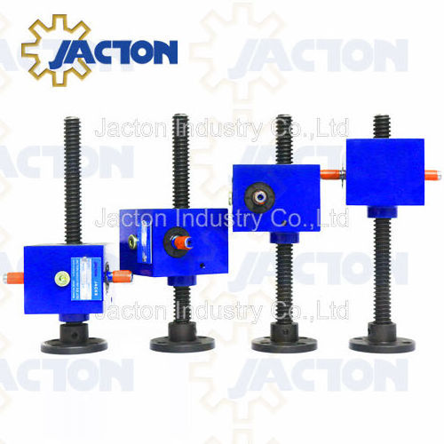 in stock small motorized gear jack mini electric screw drive jacks stepper or dc motor operated worm gear linear actuators