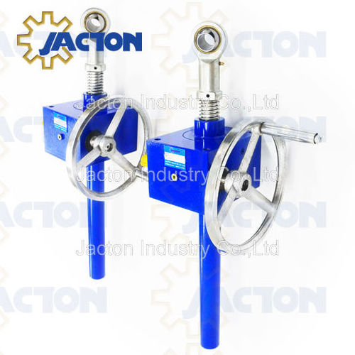 Customize hand wheel manual screw jacks 25KN 500MM stroke jack screws manual worm gear screw jack