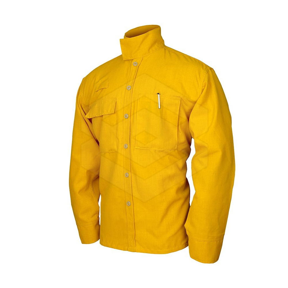 High Quality Work Wear Men Fire Resistant Jackets Plus Pocket Low MOQ Men Clothing Fire Resistant Jackets