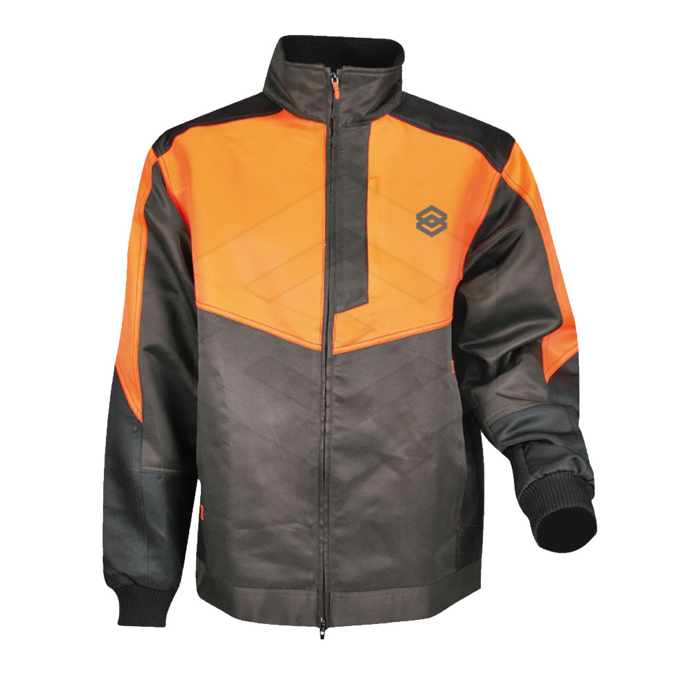 High Quality Work Wear Men Fire Resistant Jackets Plus Pocket Low MOQ Men Clothing Fire Resistant Jackets