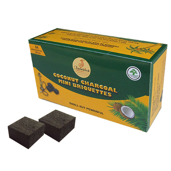 White ash hookah charcoal cube shisha charcoal coconut charcoal