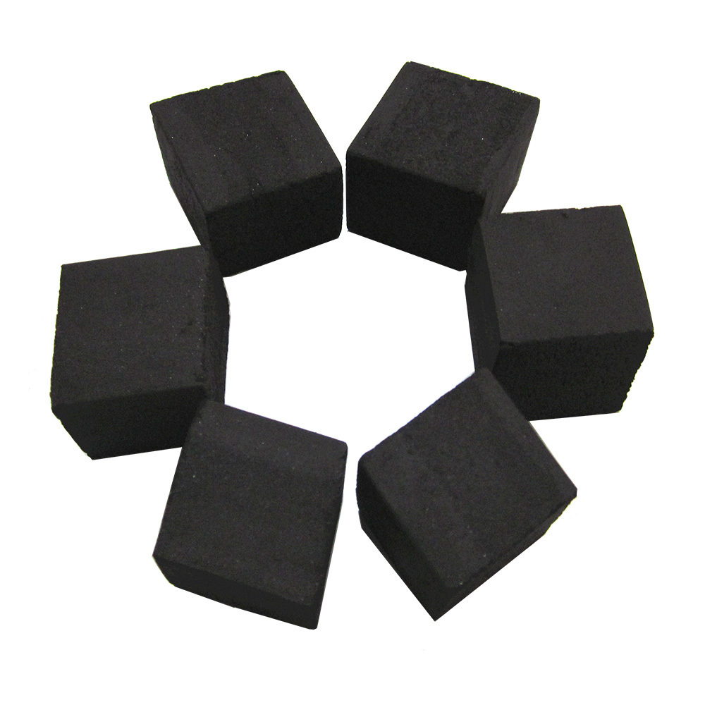 White ash hookah charcoal cube shisha charcoal coconut charcoal