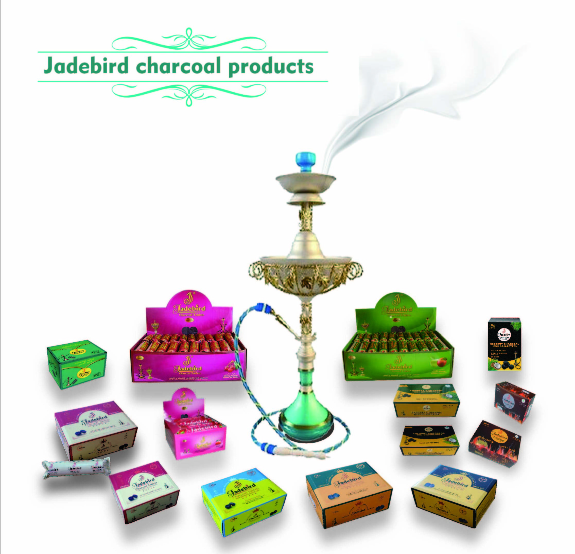 Quick lighting al fakher coal coconut charcoal round shisha charcoal hookah charcoal