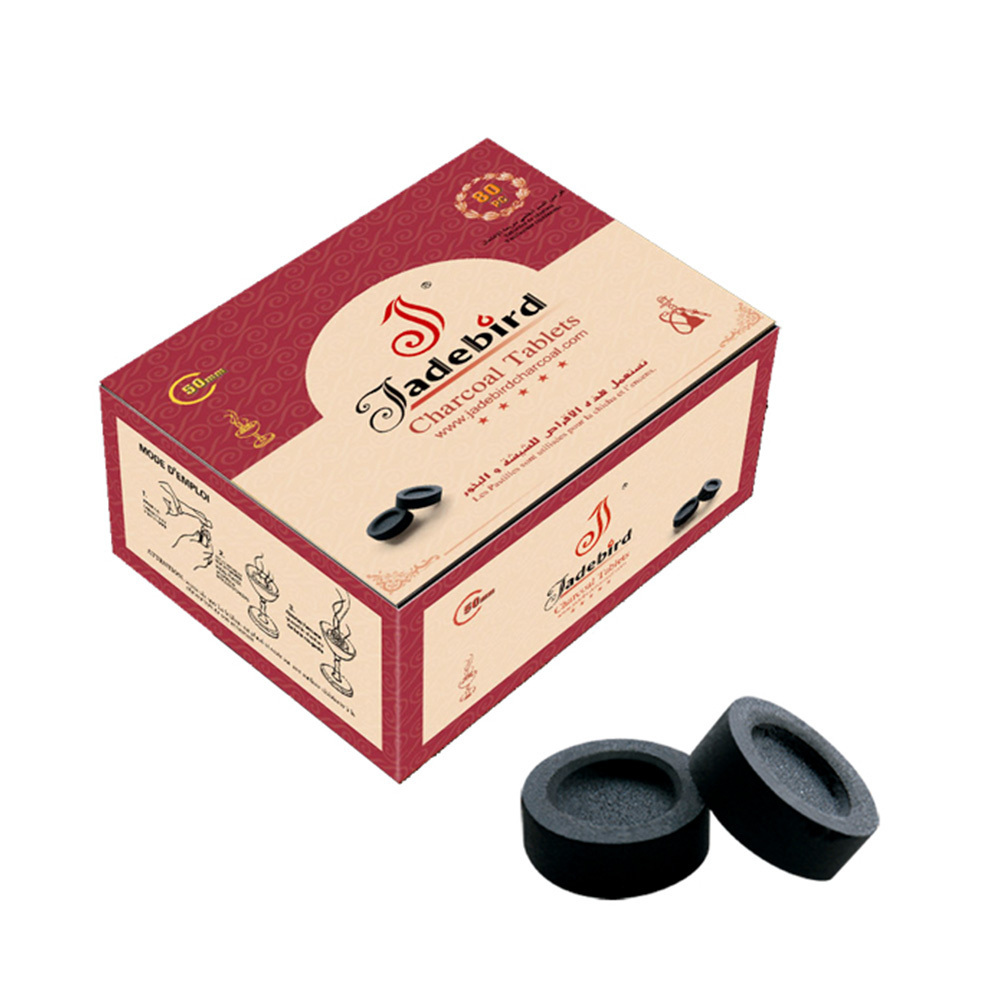 Natural hookah charcoal ash low-speed solution hookah charcoal