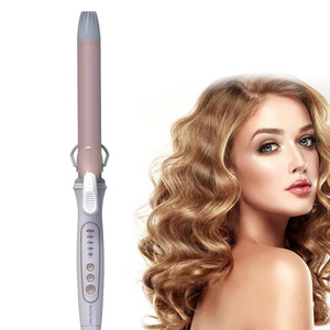 Home And Salon Use Ionic Hair Curler Electric Professional Anti-slip Silicone Strip Curl Hair Curling Iron Deep Wavy Hair Curler