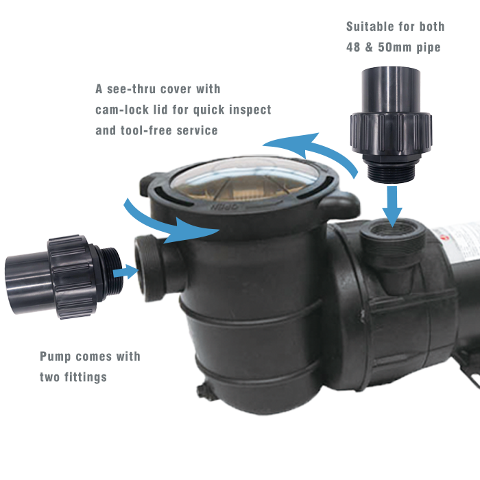 J07504 above ground swimming pool pump