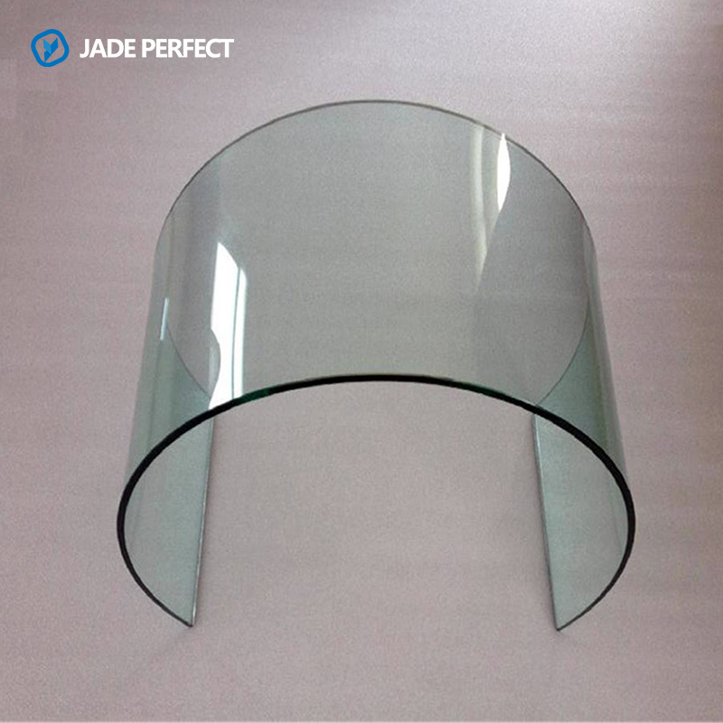 Custom size curved tempered glass bent double tempered glass panels supplier