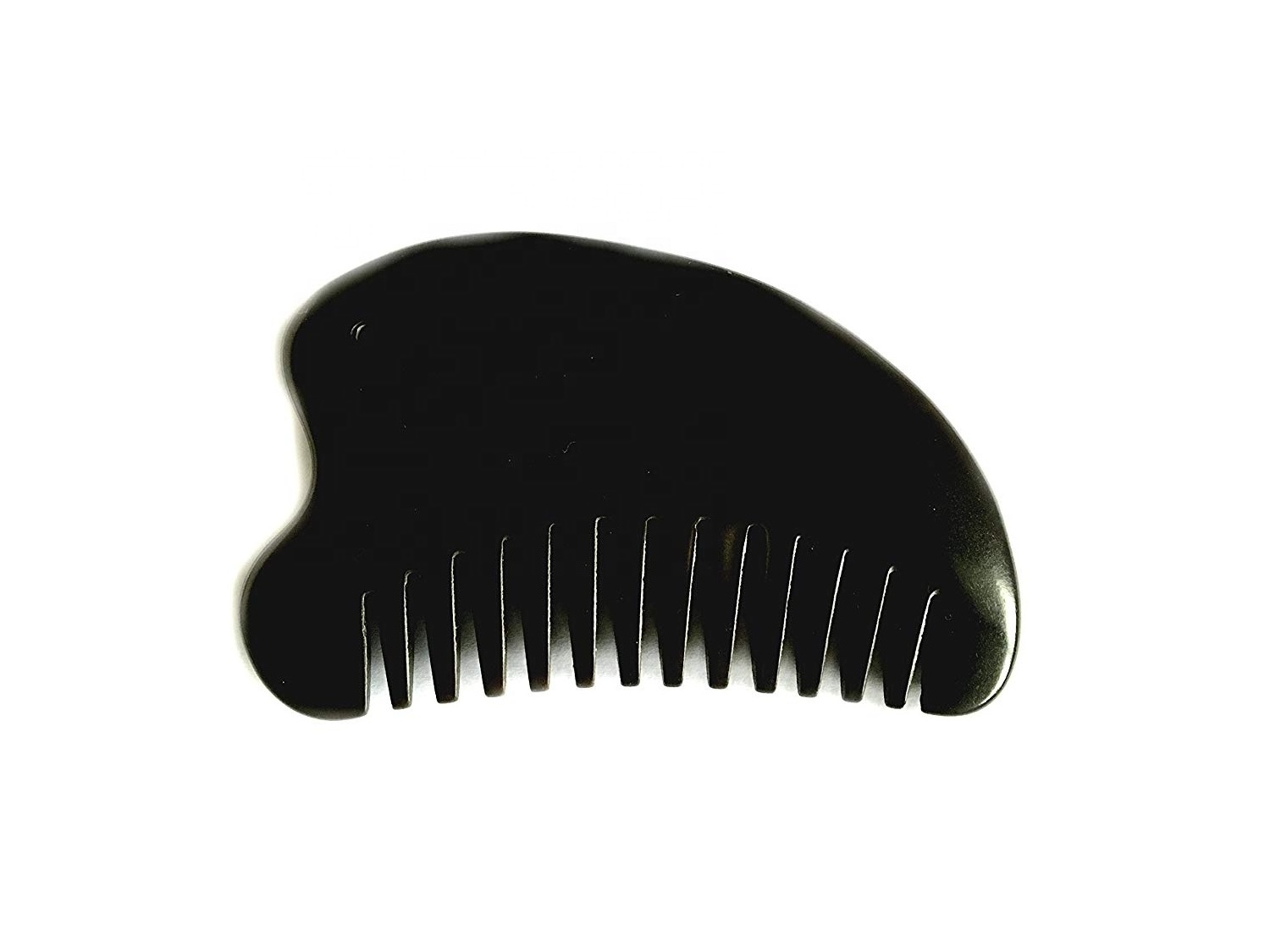 Spa Natural Black Jade Stone Body Gua Sha Mushroom bian-stone guasha tool Bian Facial Massager Bian Stone Gua Sha Mushroom