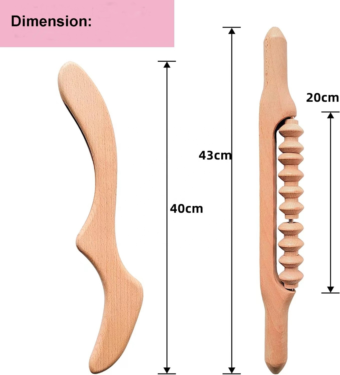 Lymphatic drainage paddle product body gua sha wooden massager wood therapy tools for body shaping wood massage therapy tools